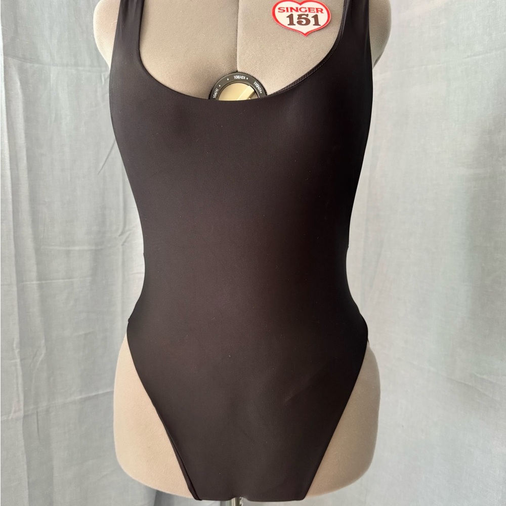 Aerie Elegant Black One-Piece Swimsuit